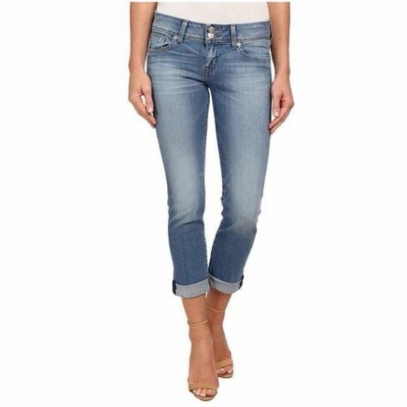 Hudson Ginny Straight Ankle Cuff Jeans - Picture 1 of 11